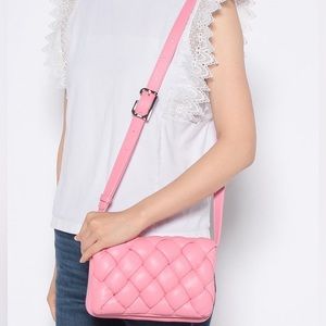 JW PEI Pink Quilted Maze Bag